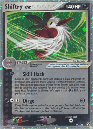 Pokemon TCG - EX Power Keepers - Shiftry ex - 97/108 - Holofoil