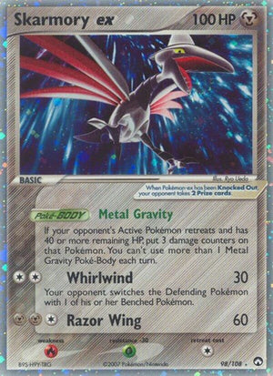 Pokemon TCG - EX Power Keepers - Skarmory ex - 98/108 - Holofoil