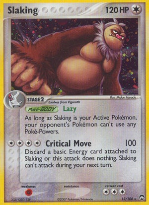 Pokemon TCG - EX Power Keepers - Slaking - 13/108 - Holofoil