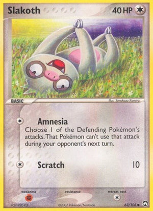Pokemon TCG - EX Power Keepers - Slakoth - 63/108