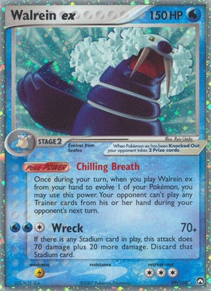 Pokemon TCG - EX Power Keepers - Walrein ex - 99/108 - Holofoil