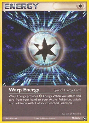 Pokemon TCG - EX Power Keepers - Warp Energy - 91/108 - Reverse Holofoil
