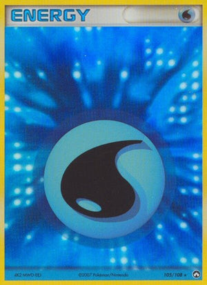 Pokemon TCG - EX Power Keepers - Water Energy - 105/108 - Holofoil