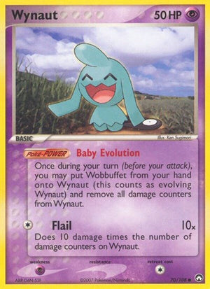 Pokemon TCG - EX Power Keepers - Wynaut - 70/108
