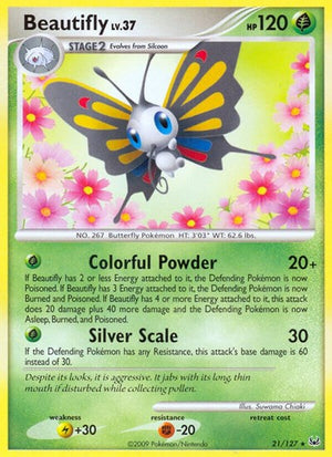 Pokemon TCG - Platinum - Beautifly - 21/127