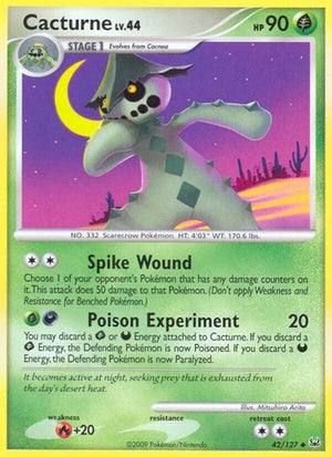 Pokemon TCG - Platinum - Cacturne - 42/127
