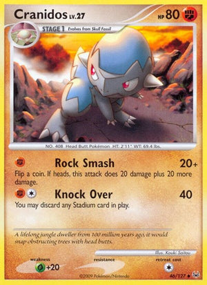Pokemon TCG - Platinum - Cranidos - 46/127