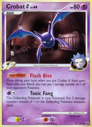 Pokemon TCG - Platinum - Crobat G - 47/127