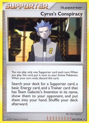 Pokemon TCG - Platinum - Cyrus's Conspiracy - 105/127 - Reverse Holofoil