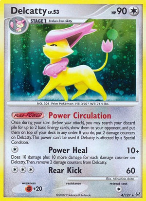 Pokemon TCG - Platinum - Delcatty - 4/127 - Reverse Holofoil