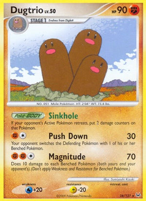 Pokemon TCG - Platinum - Dugtrio - 24/127