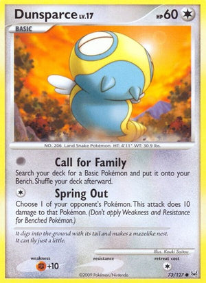 Pokemon TCG - Platinum - Dunsparce - 73/127