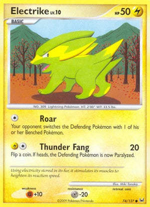 Pokemon TCG - Platinum - Electrike - 74/127