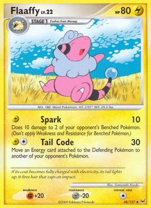 Pokemon TCG - Platinum - Flaaffy - 48/127 - Reverse Holofoil