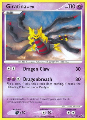 Pokemon TCG - Platinum - Giratina - 28/127 - Reverse Holofoil