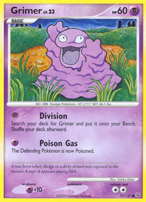 Pokemon TCG - Platinum - Grimer - 75/127