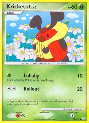 Pokemon TCG - Platinum - Kricketot - 78/127