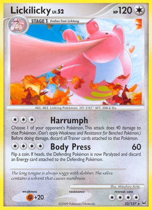 Pokemon TCG - Platinum - Lickilicky - 33/127