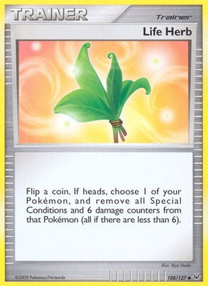 Pokemon TCG - Platinum - Life Herb - 108/127 - Reverse Holofoil