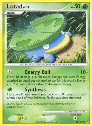 Pokemon TCG - Platinum - Lotad - 81/127