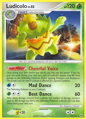 Pokemon TCG - Platinum - Ludicolo - 34/127