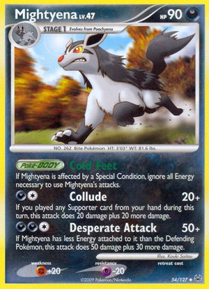 Pokemon TCG - Platinum - Mightyena - 54/127