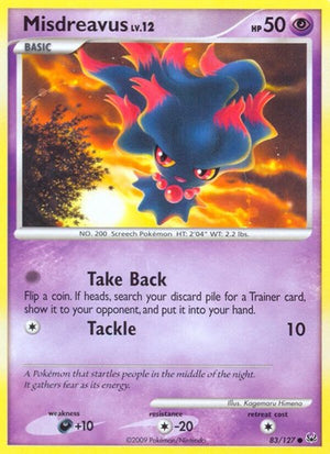 Pokemon TCG - Platinum - Misdreavus - 83/127