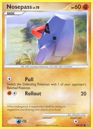 Pokemon TCG - Platinum - Nosepass - 84/127