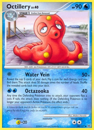 Pokemon TCG - Platinum - Octillery - 58/127