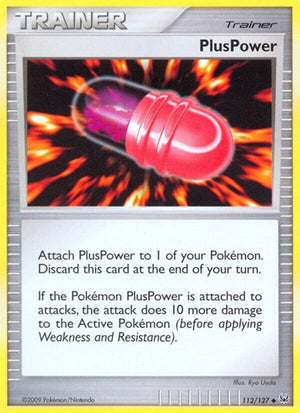 Pokemon TCG - Platinum - PlusPower - 112/127 - Reverse Holofoil