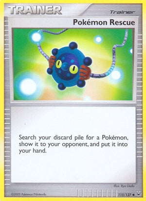 Pokemon TCG - Platinum - Pokemon Rescue - 115/127 - Reverse Holofoil