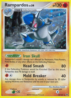 Pokemon TCG - Platinum - Rampardos - 13/127 - Holofoil