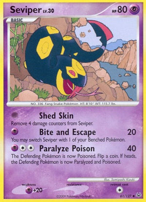 Pokemon TCG - Platinum - Seviper - 61/127