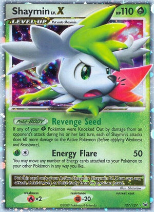 Pokemon TCG - Platinum - Shaymin Lv.X - 127/127 - Holofoil
