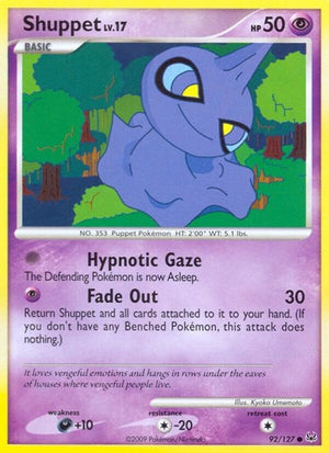 Pokemon TCG - Platinum - Shuppet - 92/127 - Reverse Holofoil