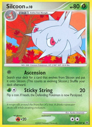 Pokemon TCG - Platinum - Silcoon - 63/127 - Reverse Holofoil