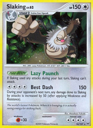 Pokemon TCG - Platinum - Slaking - 16/127 - Holofoil