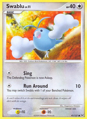 Pokemon TCG - Platinum - Swablu - 97/127