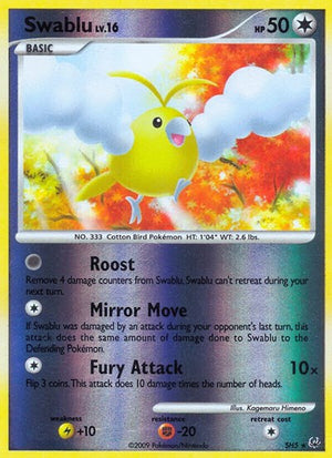 Pokemon TCG - Platinum - Swablu - SH5 - Reverse Holofoil