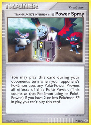 Pokemon TCG - Platinum - Team Galactic's Invention G-103 Power Spray - 117/127 - Reverse Holofoil