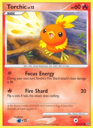 Pokemon TCG - Platinum - Torchic - 99/127 - Reverse Holofoil