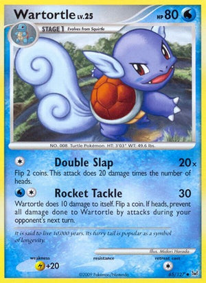 Pokemon TCG - Platinum - Wartortle - 65/127