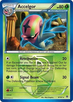 Pokemon TCG - Plasma Blast - Accelgor - 8/101 - Reverse Holofoil