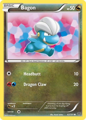 Pokemon TCG - Plasma Blast - Bagon - 62/101