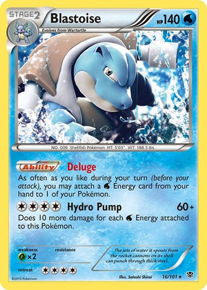 Pokemon TCG - Plasma Blast - Blastoise - 16/101 - Holofoil