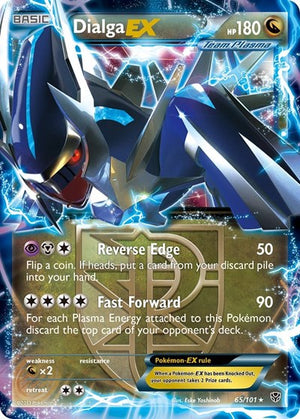 Pokemon TCG - Plasma Blast - Dialga EX - 65/101 - Holofoil