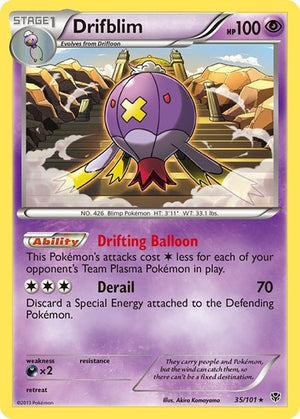 Pokemon TCG - Plasma Blast - Drifblim - 35/101