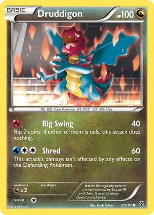 Pokemon TCG - Plasma Blast - Druddigon - 70/101