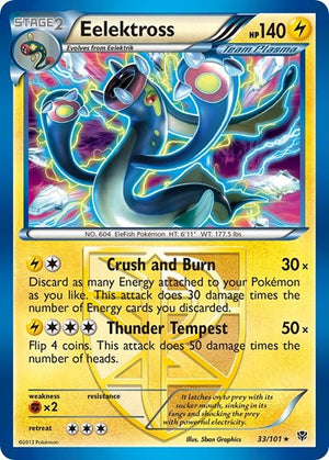 Pokemon TCG - Plasma Blast - Eelektross - 33/101 - Holofoil