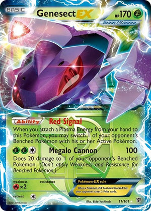Pokemon TCG - Plasma Blast - Genesect EX - 11/101 - Holofoil